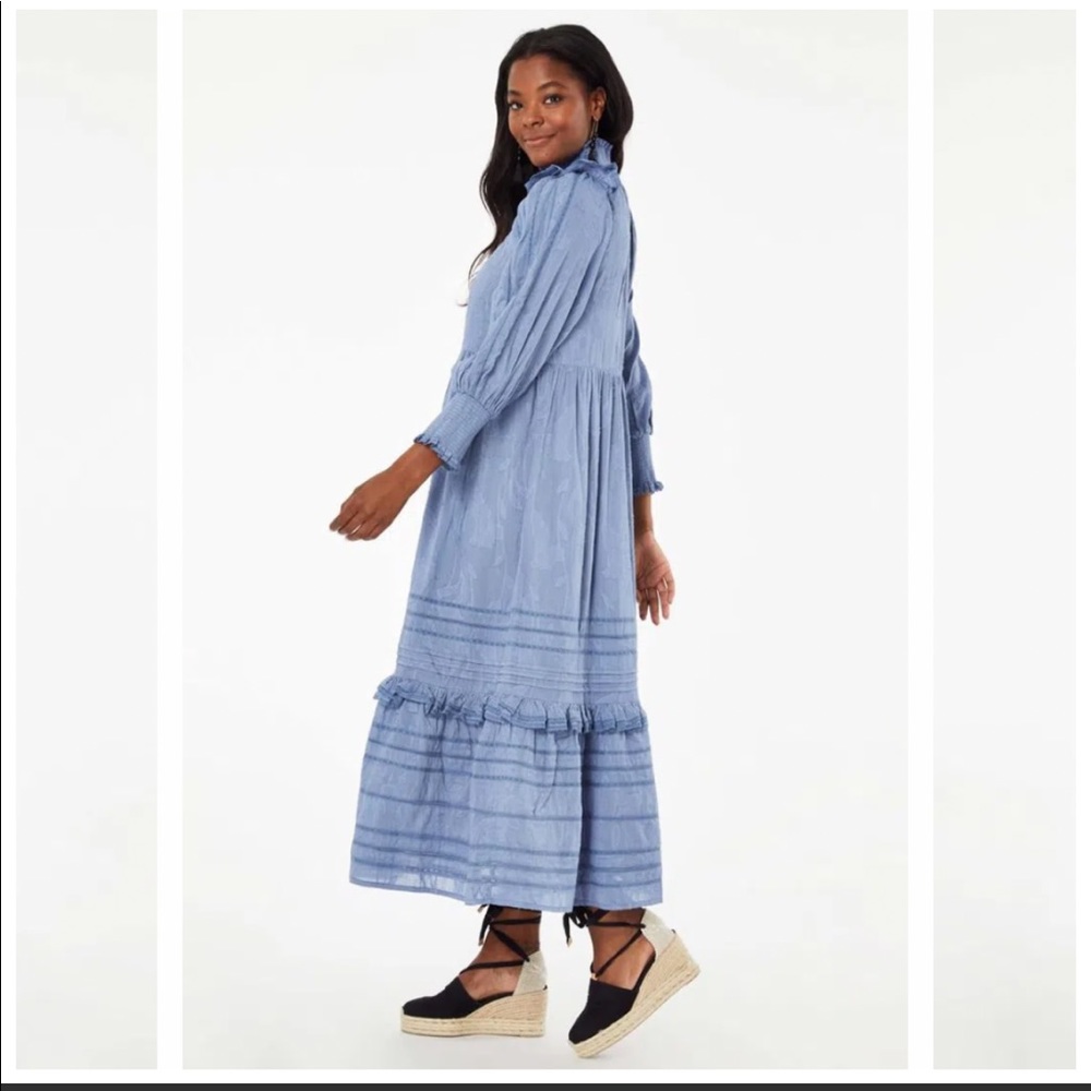Roberta Roller Rabbit Blue Maxi Dress - Picture 2 of 12